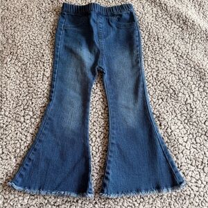 Bailey’s Blossoms Sophie Denim flared blue jeans